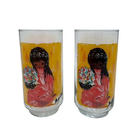 Vtg De Grazia Children of Southwest Collection Tumblers - Picture 9 of 10